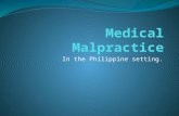 Legal Med Report - Medical Malpractice