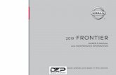 2019 Nissan Frontier | Owner's Manual and Maintenance ...