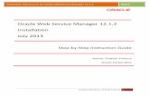 Installation Instructions for Oracle WebService Manager