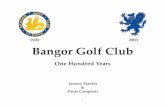 Bangor Golf Club 100 years New