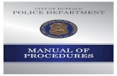 MANUAL OF PROCEDURES - City of Buffalo
