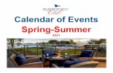 Calendar of Events Spring-Summer - Beach Point Club