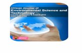 Environmental Science and Technology - Academic Journals