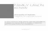 FAMILY LAW IN KENYA
