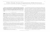 Filter bank frame expansions with erasures