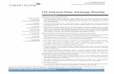 US Interest Rate Strategy Weekly - Credit Suisse | PLUS