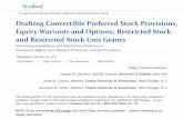 Drafting Convertible Preferred Stock Provisions, Equity ...