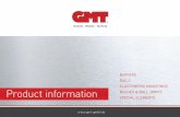 Product information - GMT Gummi-Metall-Technik GmbH