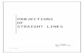 PR0JECTIONS OF STRAIGHT LINES