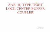 AAR (H) TYPE TIGHT LOCK CENTER BUFFER COUPLER