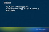 SAS Intelligent Decisioning 5.3: User's Guide
