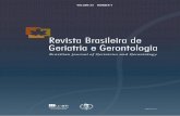 VOLUME 23 NUMBER 4 - Revista Brasileira de Geriatria e ...