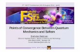Power Point Presentation on "Points of Convergence Between Quantum Mechanics and Sufism"