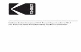 Eastman Kodak Company 2020 Annual Report on Form 10-K ...