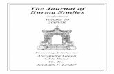 Specialists for Ritual, Magic, and Devotion: The Court Brahmins (Punna) of the Konbaung Kings (1752-1885
