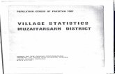 VILLAGE STATISTICS MUZAFFARGARH DISTRICT