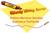 Sentence Patterns Sentence Patterns Sentence Patterns