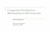 Congestion Notification Mechanisms in 802 networks