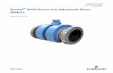 Daniel 3410 Series Gas Ultrasonic Flow Meters - Emerson