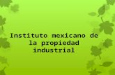 1 Instituto mexicano de la propiedad industrial