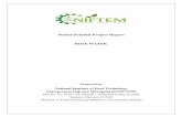 Model Detailed Project Report - NIFTEM