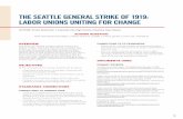 THE SEATTLE GENERAL STRIKE OF 1919: LABOR UNIONS ...