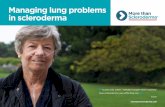 Managing lung problems in scleroderma