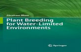 Plant Breeding for Water Limited