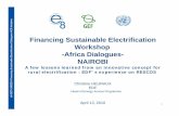 Africa Dialogues- NAIROBI - Global Sustainable Electricity ...
