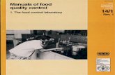Manuals of food quality control