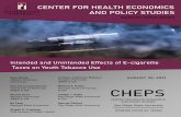 Intended and Unintended Effects of E-cigarette Taxes on ...