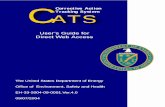 Corrective Action Tracking System (CATS) User's Guide for ...