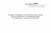 PPCT Policies and Procedures DIC-4:19:20 - Patio Playhouse