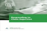 Responding to Claim Rejections - American Dental Association