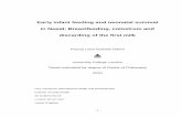 breastfeeding, colostrum and discarding of the first milk - UCL ...