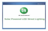 Solar Powered LED Street Lighting - onsemi