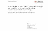 gareth.jones Section name Deregulation and productivity growth: a study of Indian commercial banking