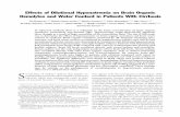 202 Effects of dilutional hyponatremia on brain organic osmolytes and water content in patients with cirrhosis