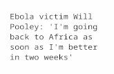 Ebola victim Will Pooley