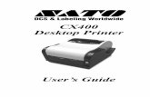 CX400 Desktop Printer User's Guide