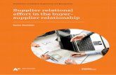 Supplier relational effort in the buyer-supplier relationship - Doctoral dissertation