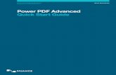 Power PDF Advanced Quick Start Guide
