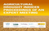 Agricultural Drought Indices - Proceedings of an Expert Meeting