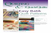 Easy Batik - Quilt Patterns