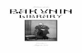 Bulletin of the Bakunin Library 1
