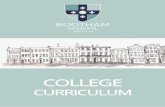 College Curriculum Booklet - 2021 Entry - Bootham School