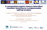 A nanoparticle-organic memory field-effect transistor behaving ...