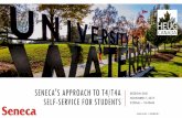 seneca's approach to t4/t4a self-service for students