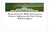 Raj Kisan Bill process User Manual On Pay Manager