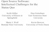 Open source software: intellectual challenges to the status quo